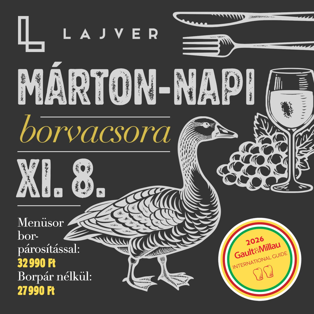 Márton-napi borvacsora a Lajver Borbirtokon